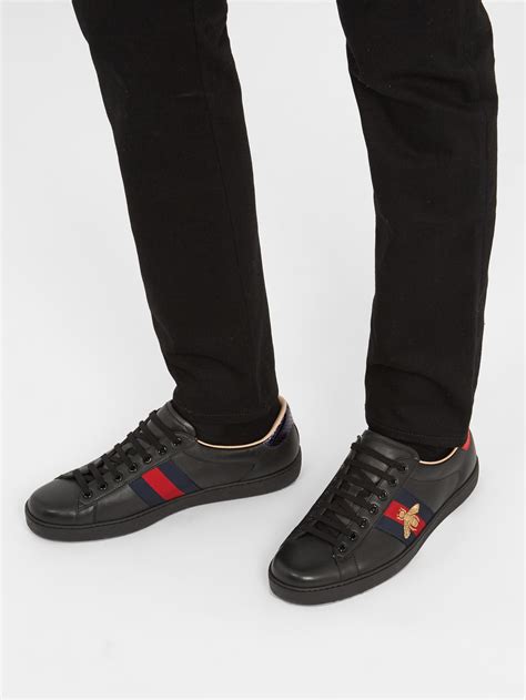 black bee gucci shoes|gucci ace embroidered bee shoes.